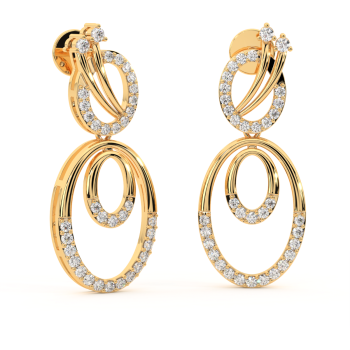 Raindrops and Dew Diamond Danglers
